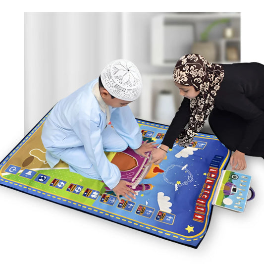 السجادة الإلكترونية التفاعلية الذكية لتعليم الصلاة للأطفال